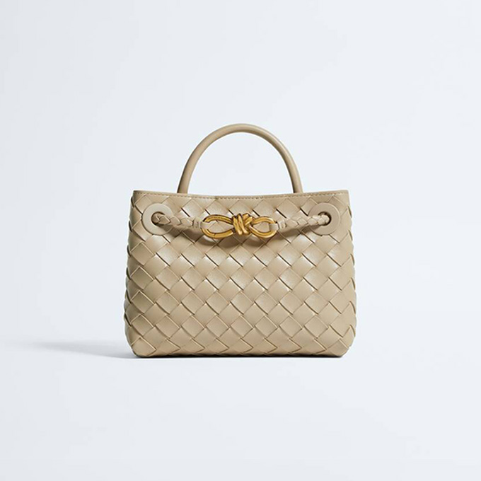 bottega veneta mini andiamo woven tote bag #874957